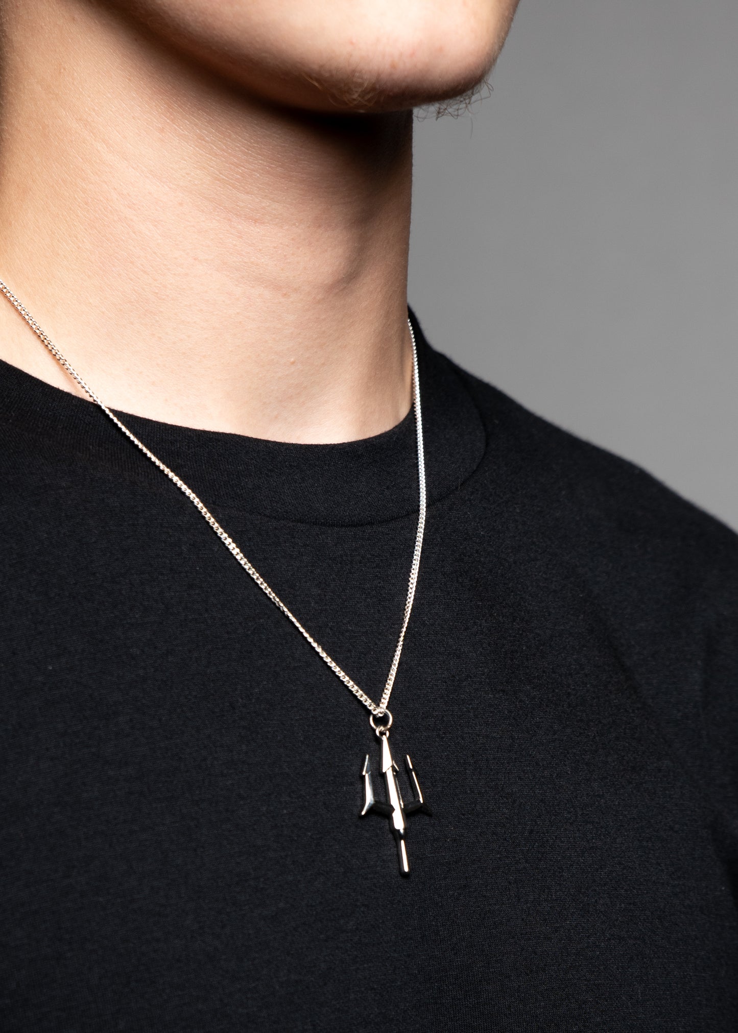 Inox Steel Trident Pendent